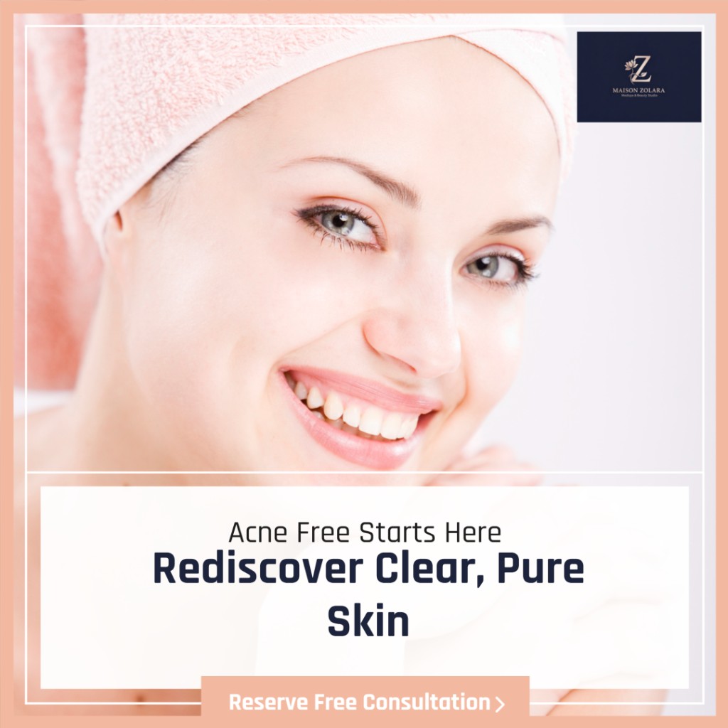 Rediscover clear skin — Multi-Modality Acne Program at Maison Zolara, Lansing MI