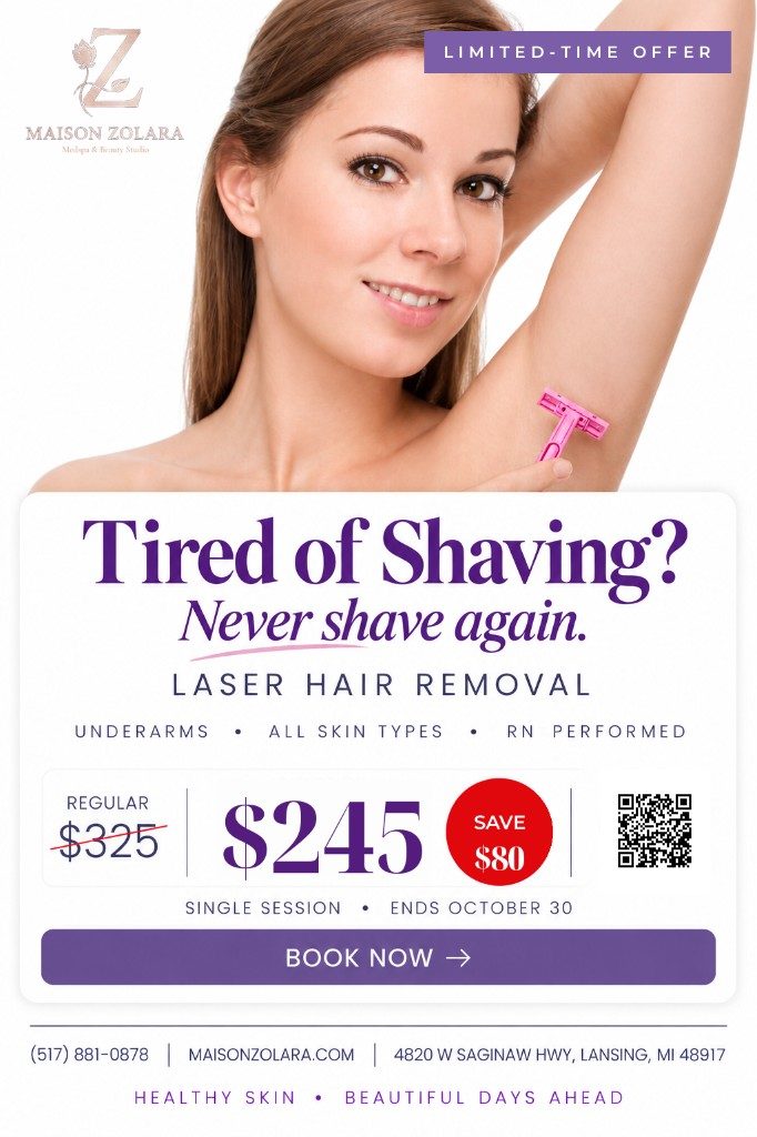 Underarms offer at Maison Zolara